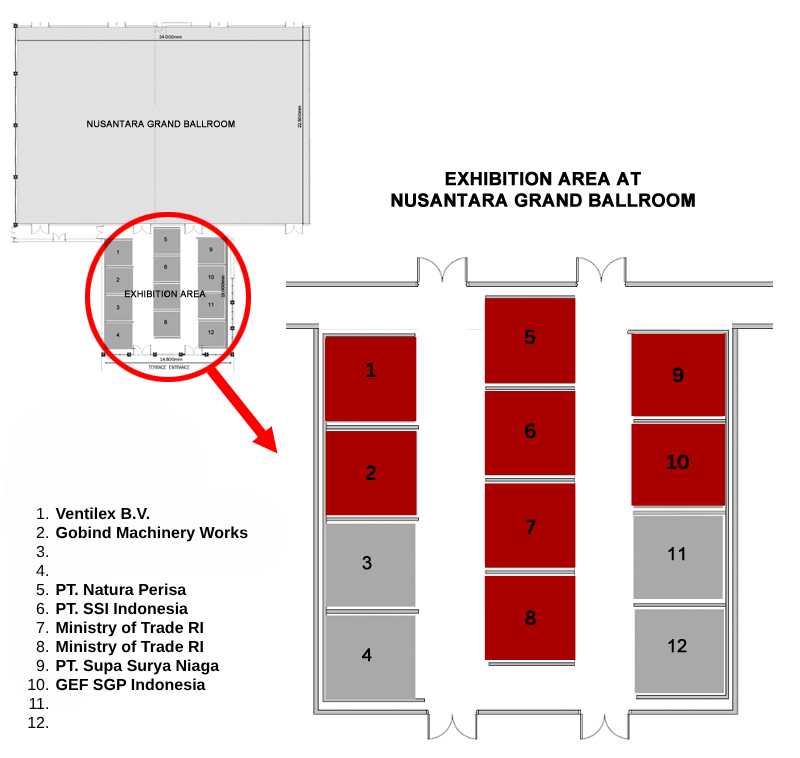 International Spice Exhibition 2026 Floor Plan